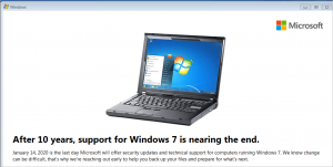 Windows 7 End of Support